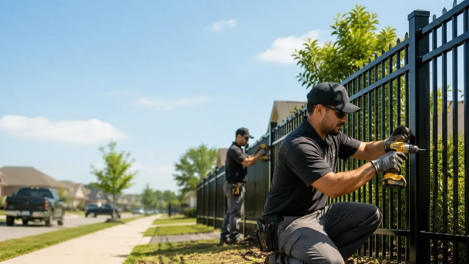 Metal Fence Installation in Marengo, IA